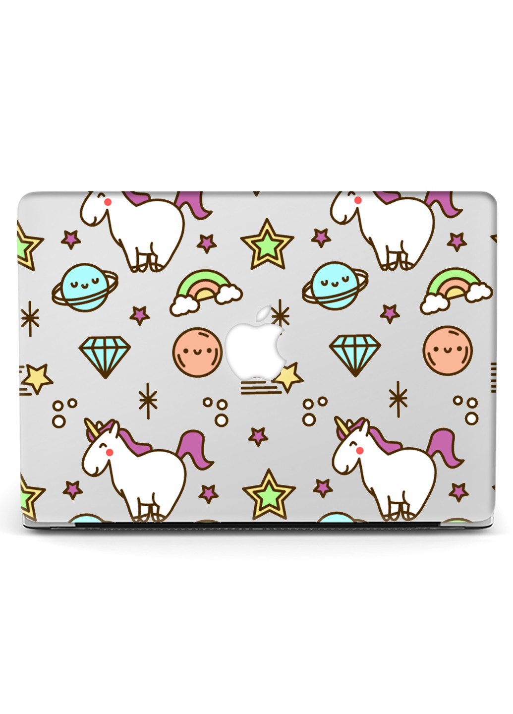 Чохол пластиковий для Apple MacBook Air 13 A1466 / A1369 Єдиноріг (Unicorn) (6351-1771) MobiPrint (218539114)