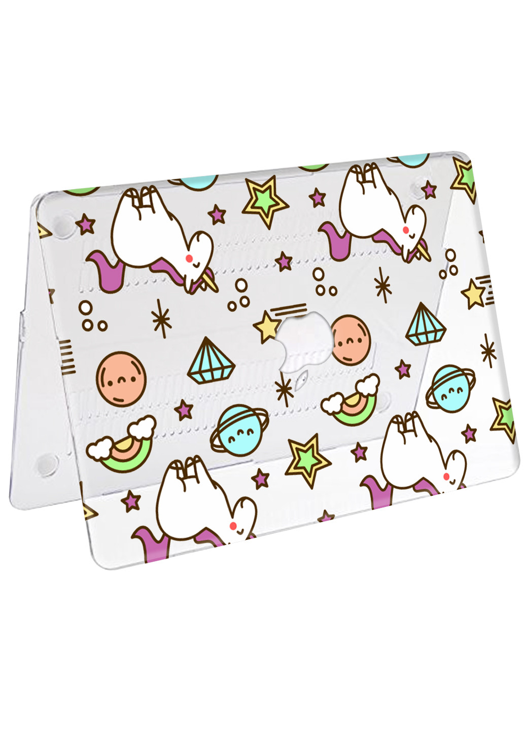 Чохол пластиковий для Apple MacBook Air 13 A1466 / A1369 Єдиноріг (Unicorn) (6351-1771) MobiPrint (218539114)