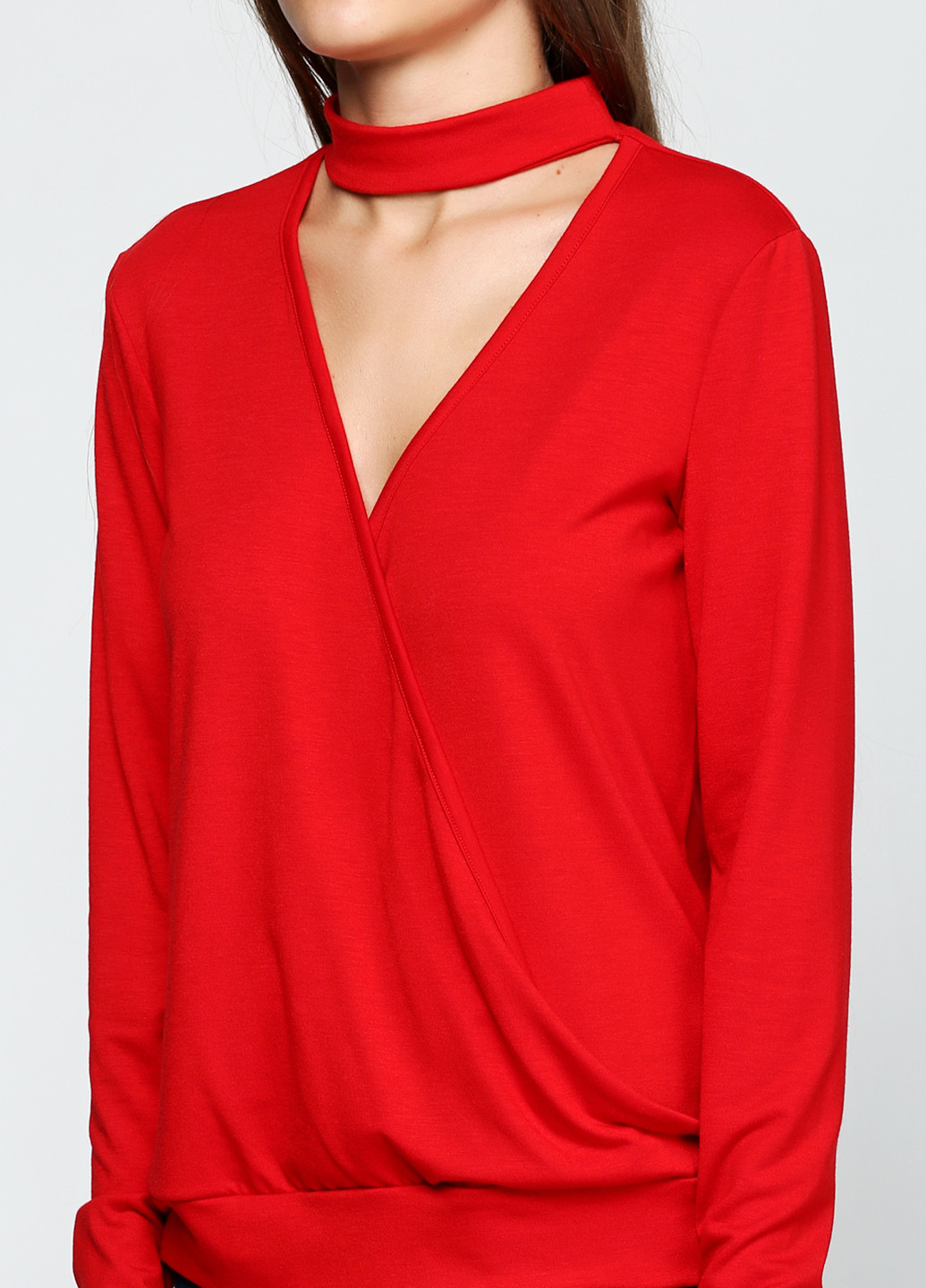 Красная демисезонная блуза Gingier
