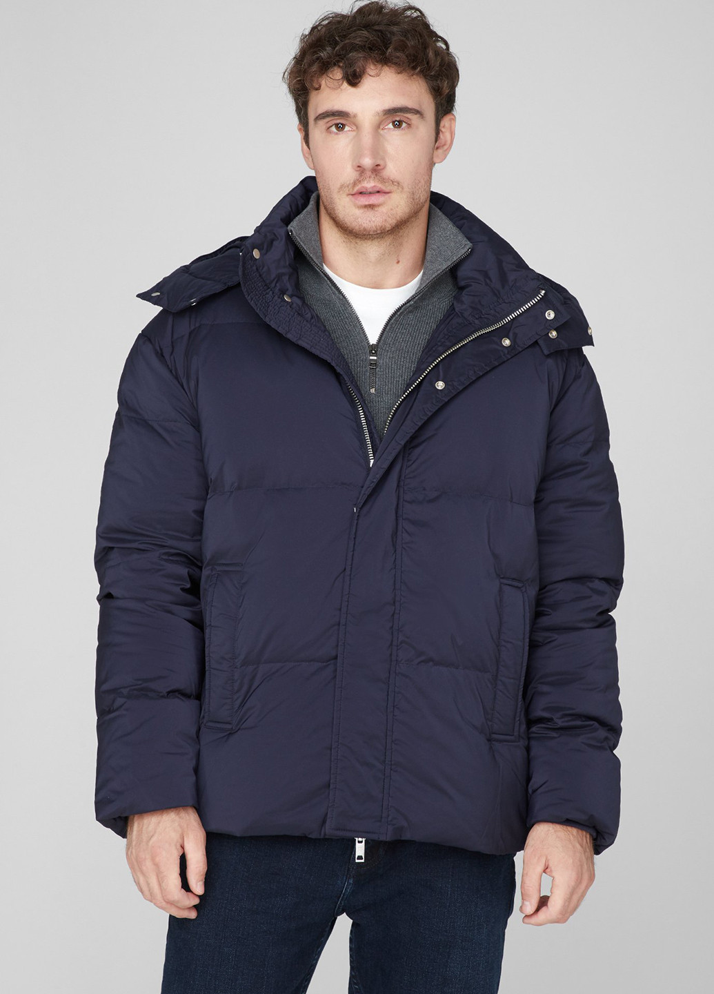 Синий зимний Пуховик PRPY