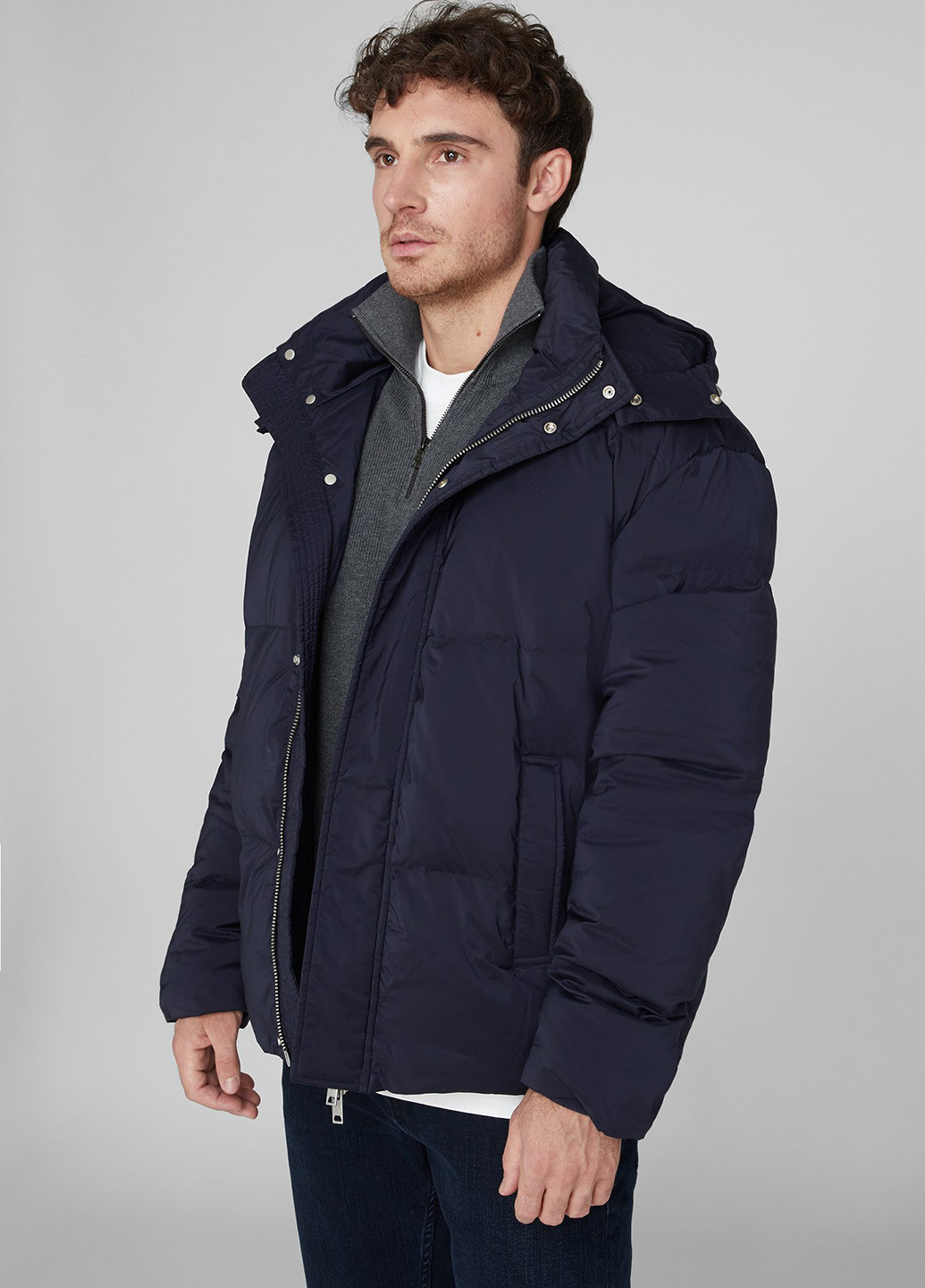 Синий зимний Пуховик PRPY