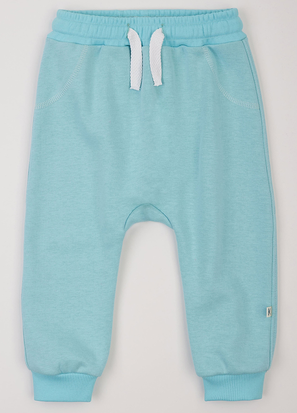 Бирюзовые спортивные демисезонные джоггеры брюки KRAKO