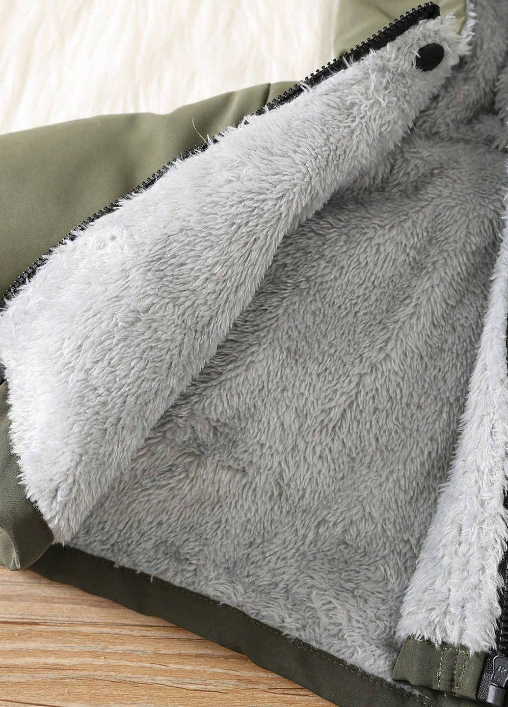 Комбинированная демисезонная куртка SHEIN