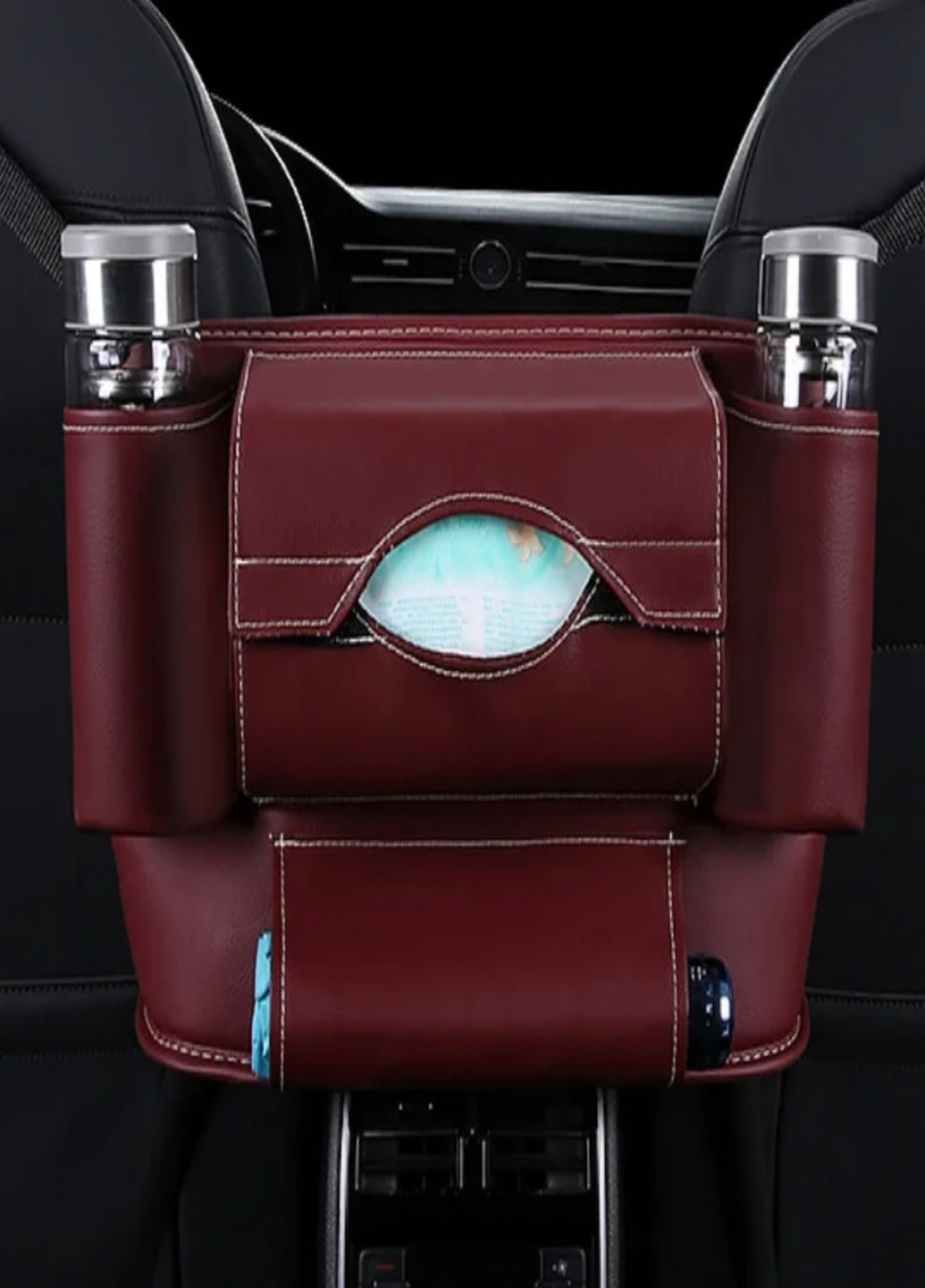Органайзер для передніх і задніх сидінь в машину автомобіль (555214663) Бордовий Francesco Marconi (205436424)