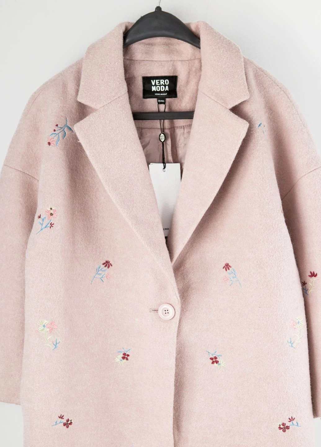 Розовое демисезонное Пальто Vero Moda