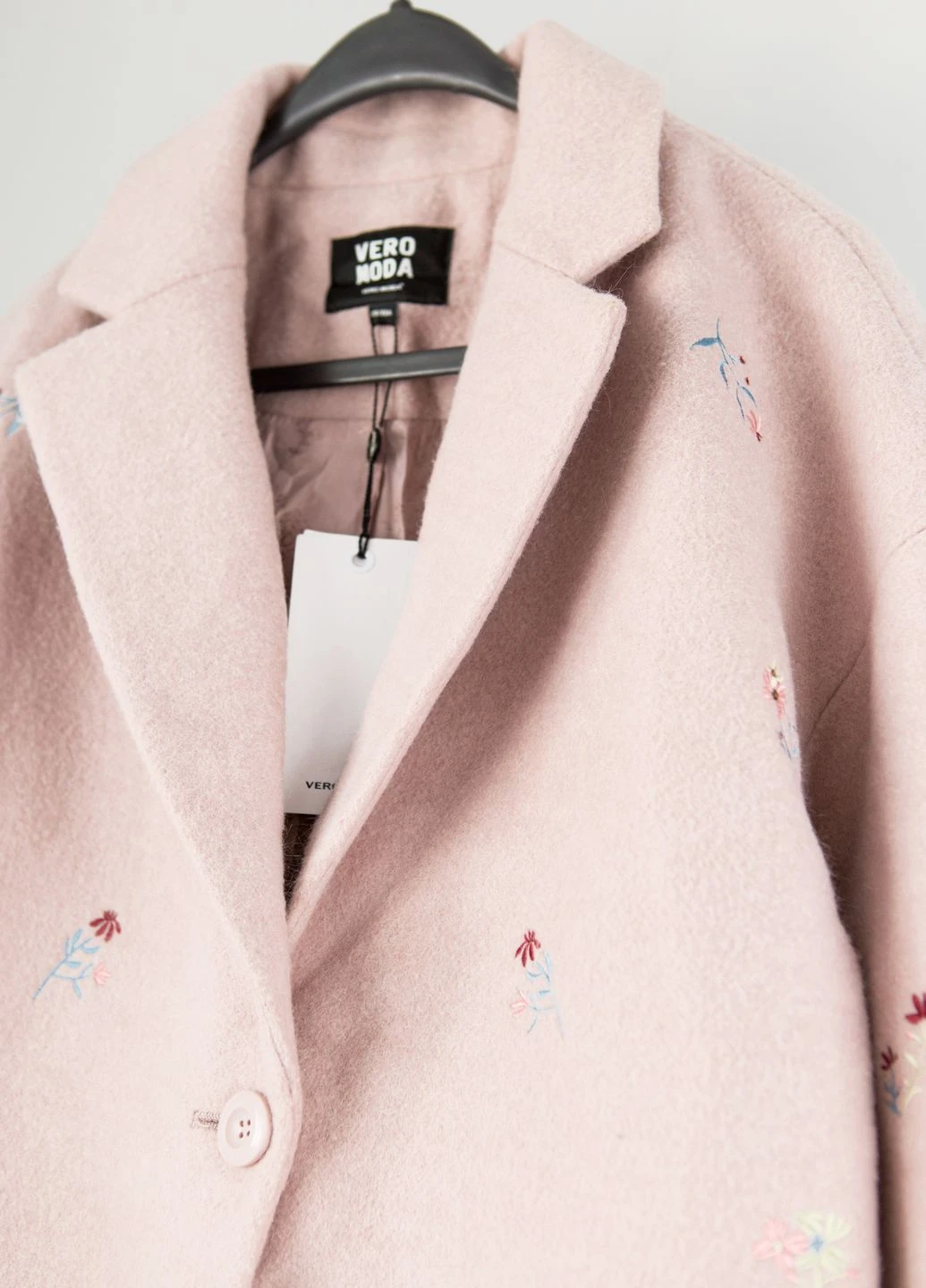 Розовое демисезонное Пальто Vero Moda