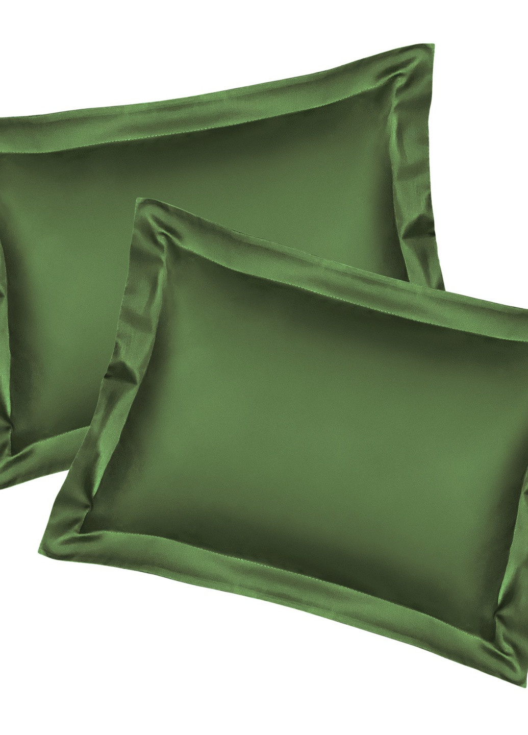 Наволочки оксфордські Minimal зелені 50х70 см (2 шт.) PAGOTI (256519480)