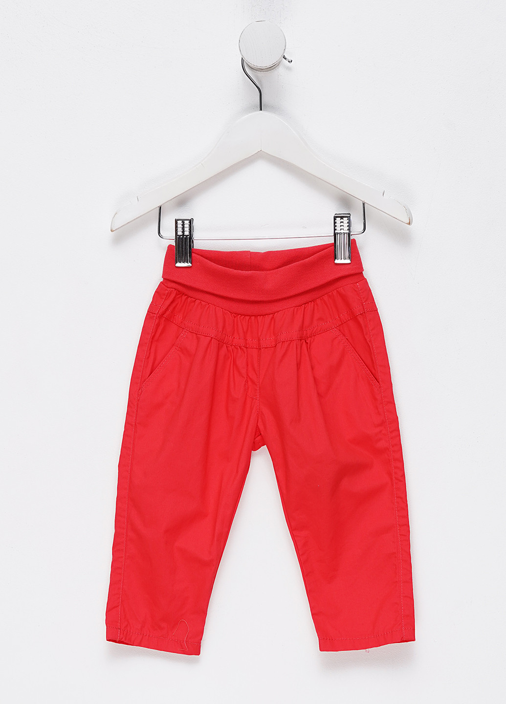 Красные кэжуал летние прямые брюки Steiff