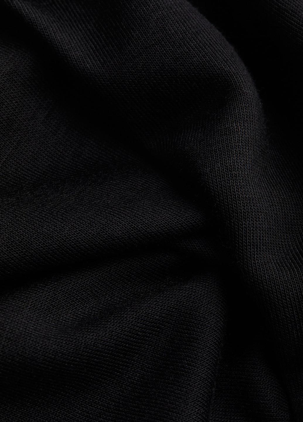 Черная кэжуал однотонная юбка H&M а-силуэта (трапеция)