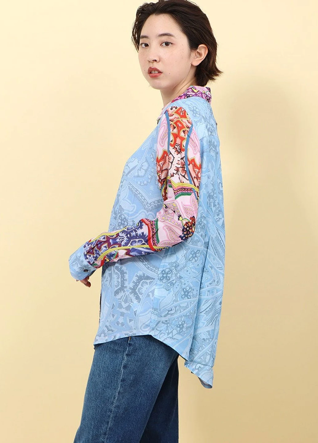 Блакитна блуза Desigual