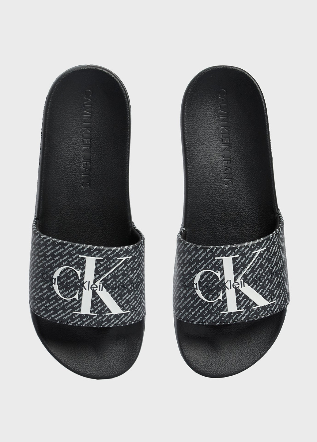Черные кэжуал, пляжные шлепанцы Calvin Klein Jeans