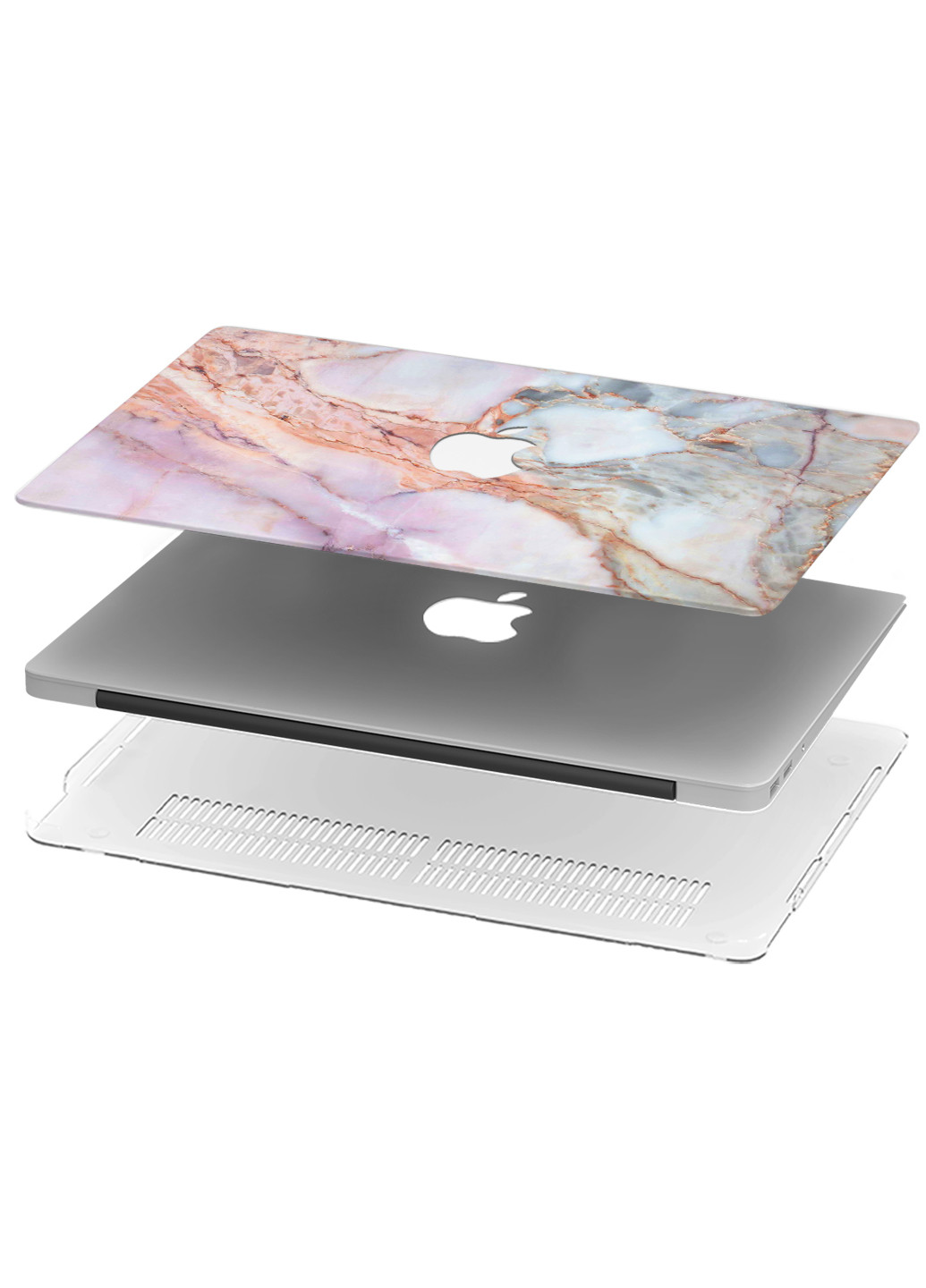 Чохол пластиковий для Apple MacBook Pro 13 A1706 / A1708 / A1989 / A2159 / A1988 Мрамор (Marble) (9648-1912) MobiPrint (218539648)