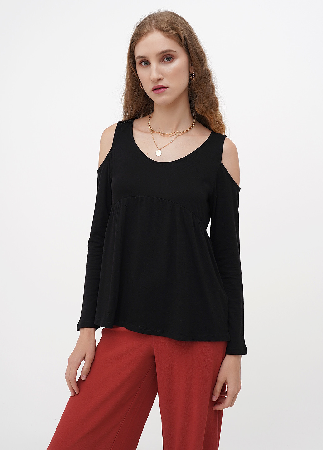 Чёрная блуза Terranova