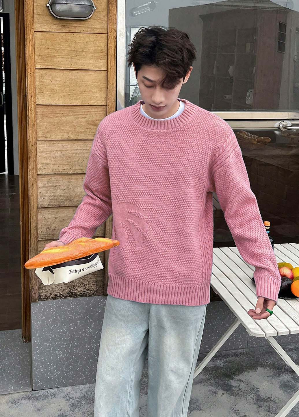 Розовый демисезонный джемпер джемпер SHEIN