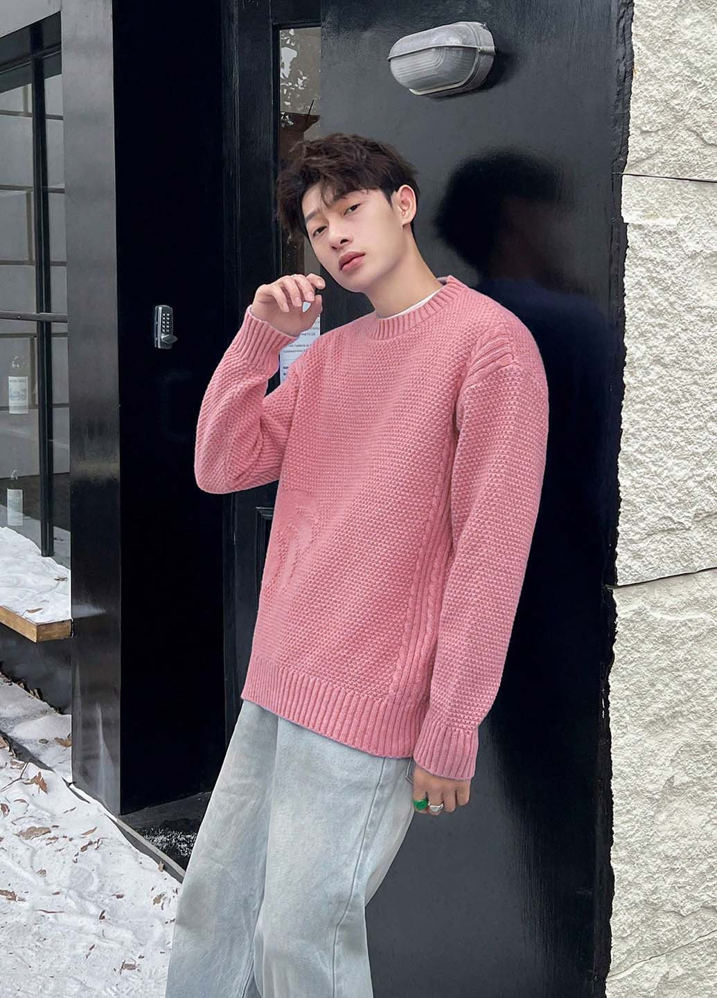 Розовый демисезонный джемпер джемпер SHEIN