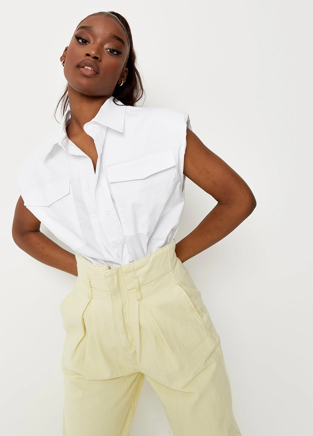 Белая блуза Missguided