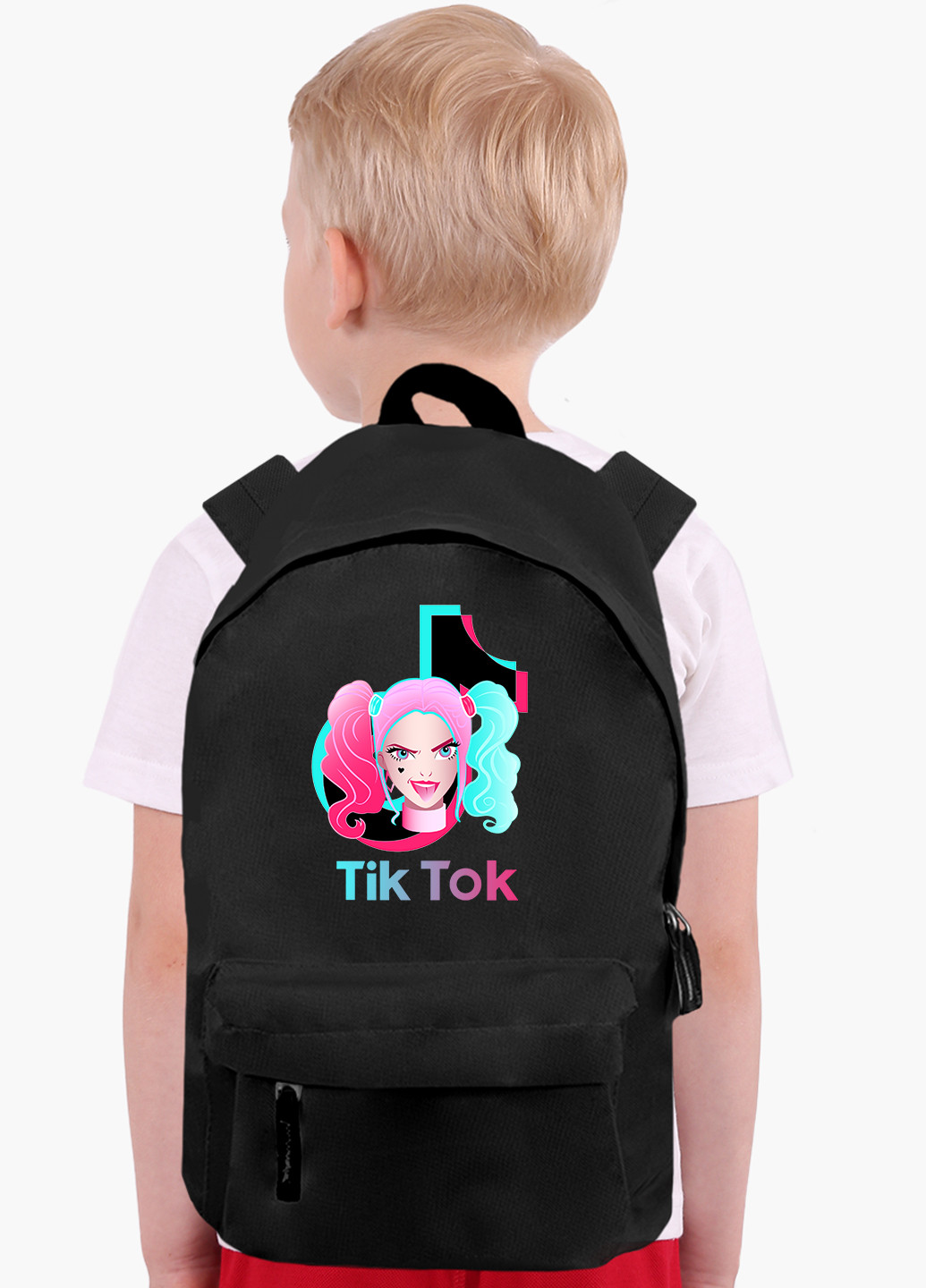 Детский рюкзак Харли Квинн (Куинн) Тик Ток (Harley Quinn TikTok) (9263-1646) MobiPrint (217071101)