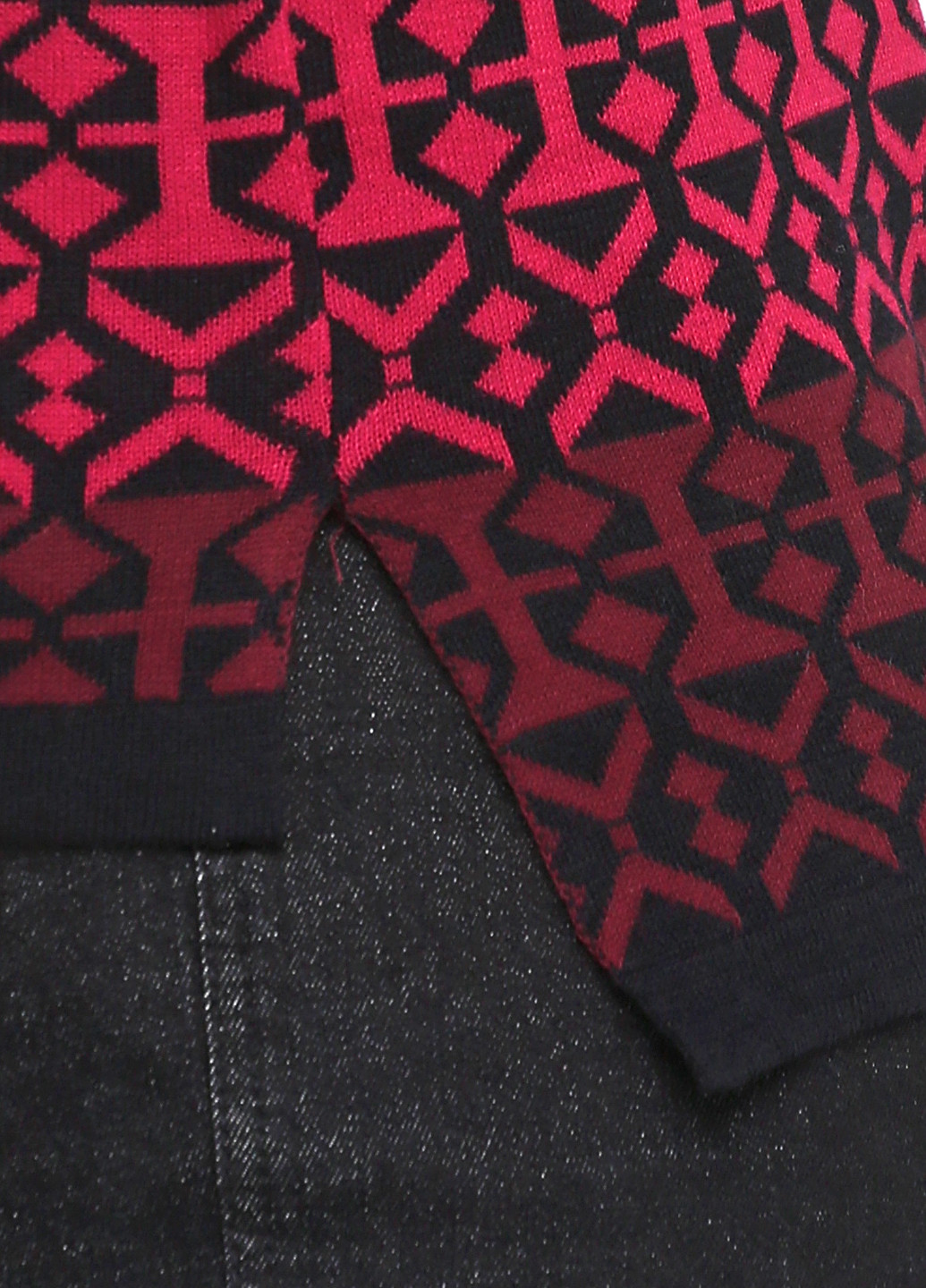 Бордовый демисезонный свитер джемпер Signature