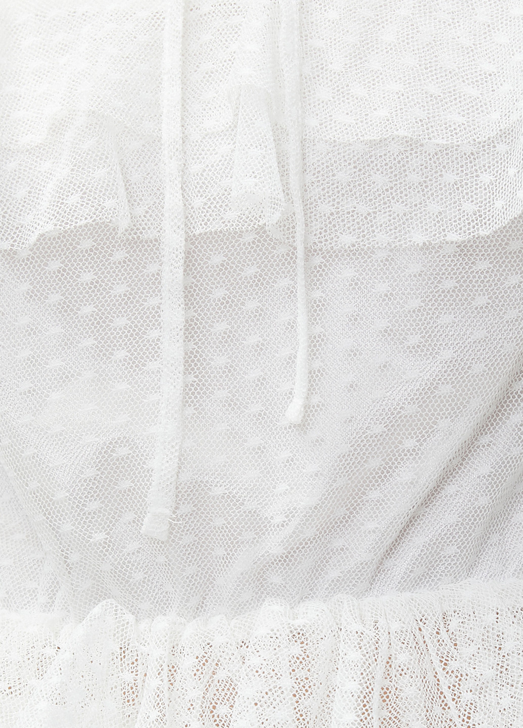 Молочная демисезонная блуза с баской KOTON