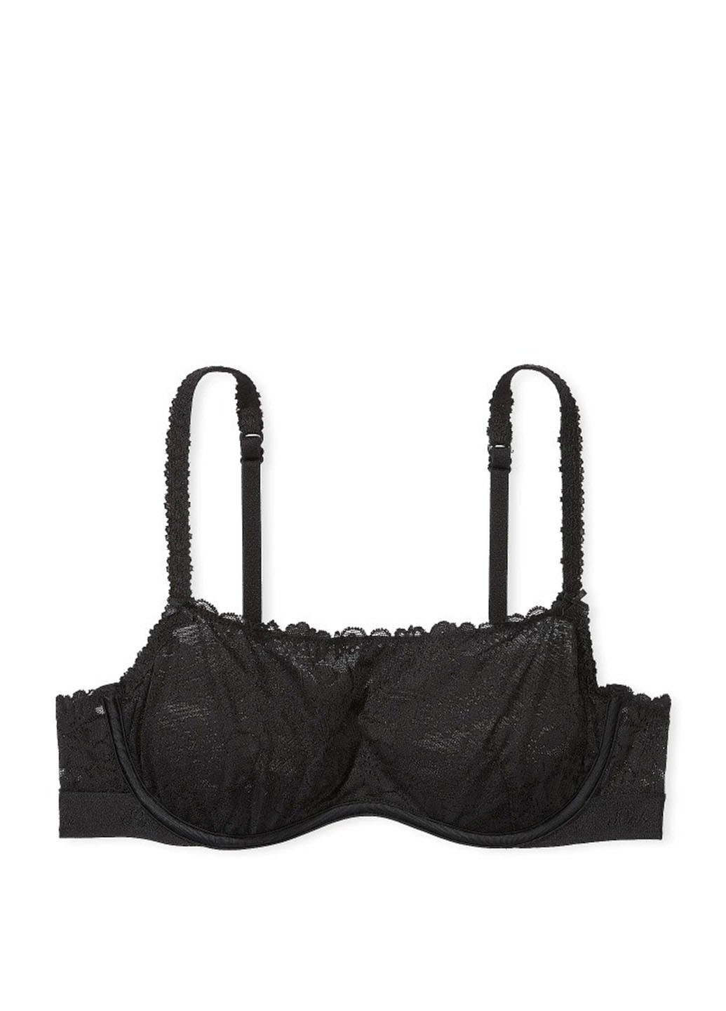 Черный демисезонный комплект (бюстгальтер, трусики) Victoria's Secret