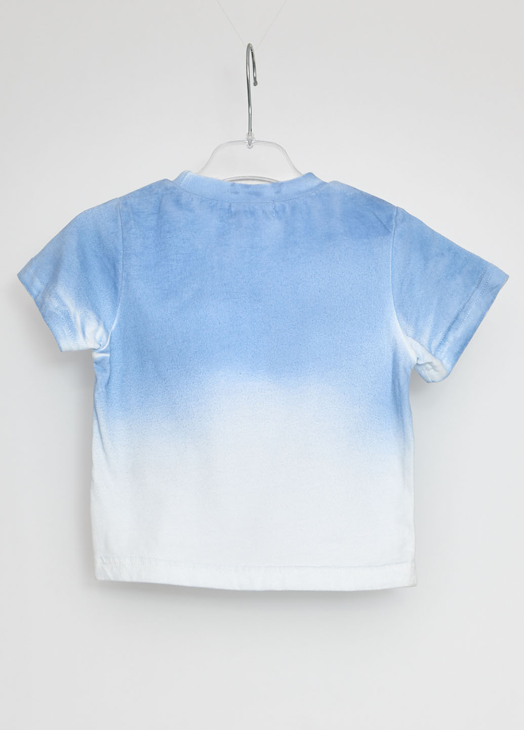 Голубая летняя футболка с коротким рукавом Mandarino