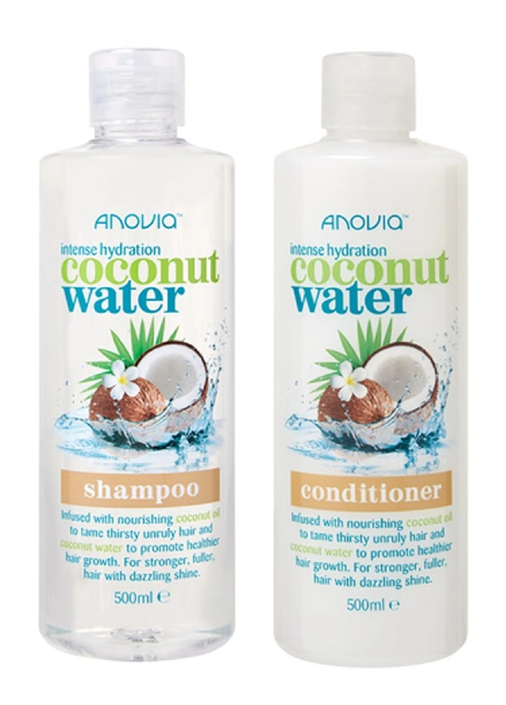 Набір для зволоження волосся Coconut Water 500мл+500мл Anovia (252408486)