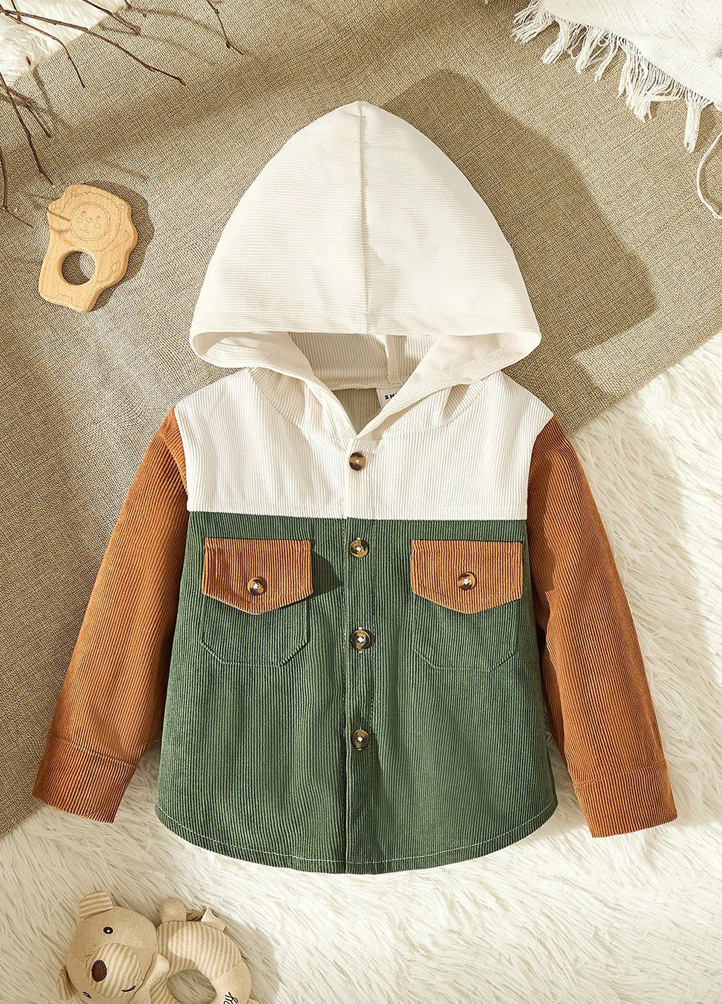 Комбінована демісезонна куртка SHEIN