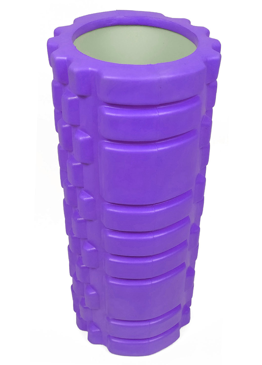Массажный ролик 33 см Multi-Function фиолетовый (валик + роллер-цилиндр для йоги, массажа всего тела: рук, ног, спины) EasyFit (237657490)