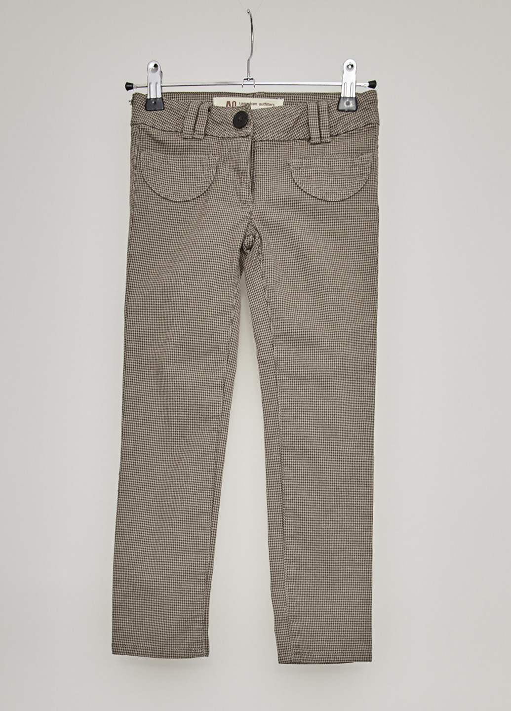 Коричневые кэжуал демисезонные со средней талией брюки American Outfitters