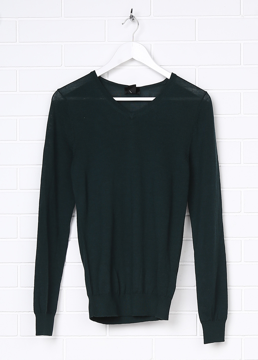 Зеленый демисезонный пуловер джемпер H&M