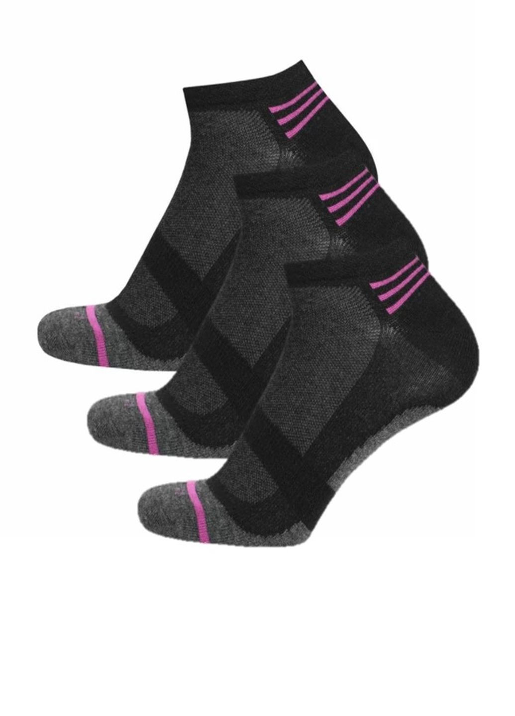 Набір шкарпеток (3 шт.) жін.(сітка)/арт./23-25/чорний/2174 Duna 8020 (252870494)