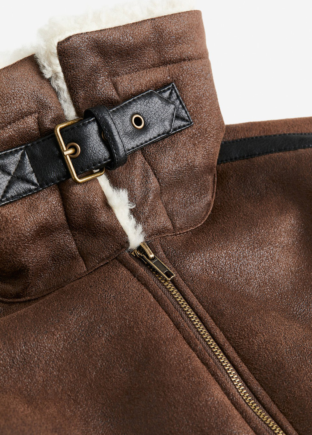 Коричнева демісезонна куртка H&M