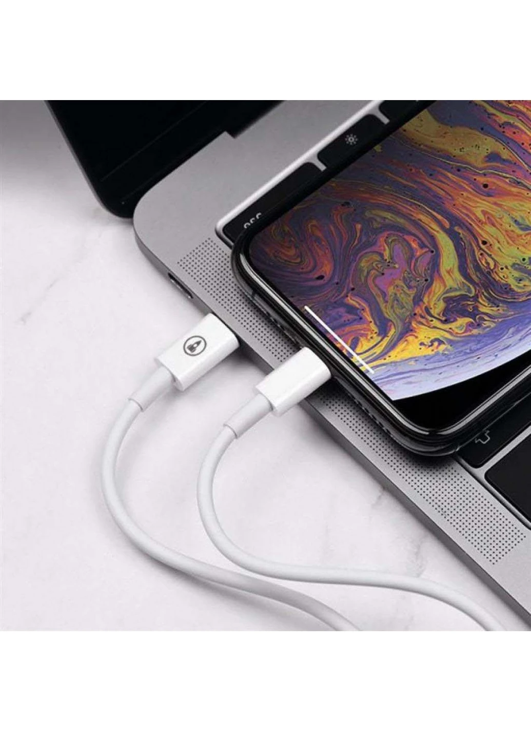 Дата кабель (MCB-LT1WH) MakeFuture USB Type-C to Lightning 1.2m TPE White (239382818)