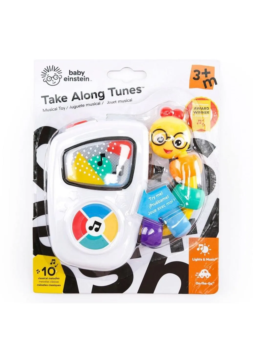 Развивающая игрушка Baby Einstein музыкальная Take Along Tunes (30704) No Brand (254080678)