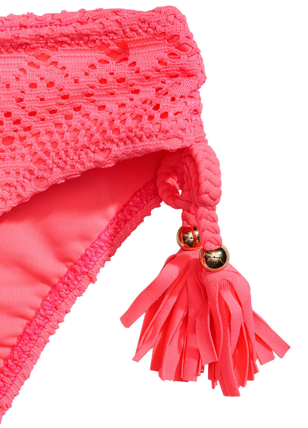 Розовый летний купальник (лиф, трусики) H&M