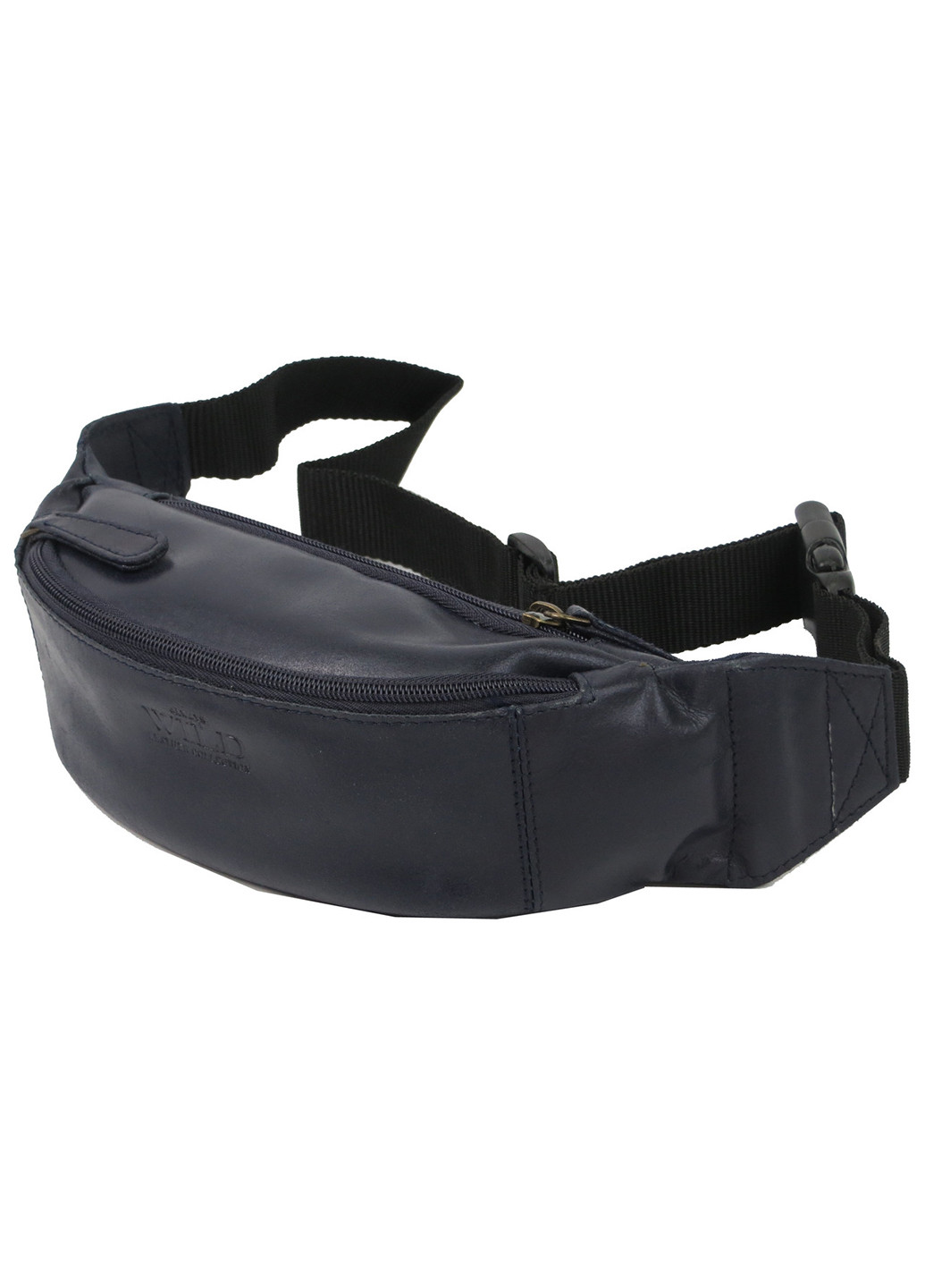 Мужская кожаная поясная сумка-бананка 24х8,5х9 см Always Wild (252132767)