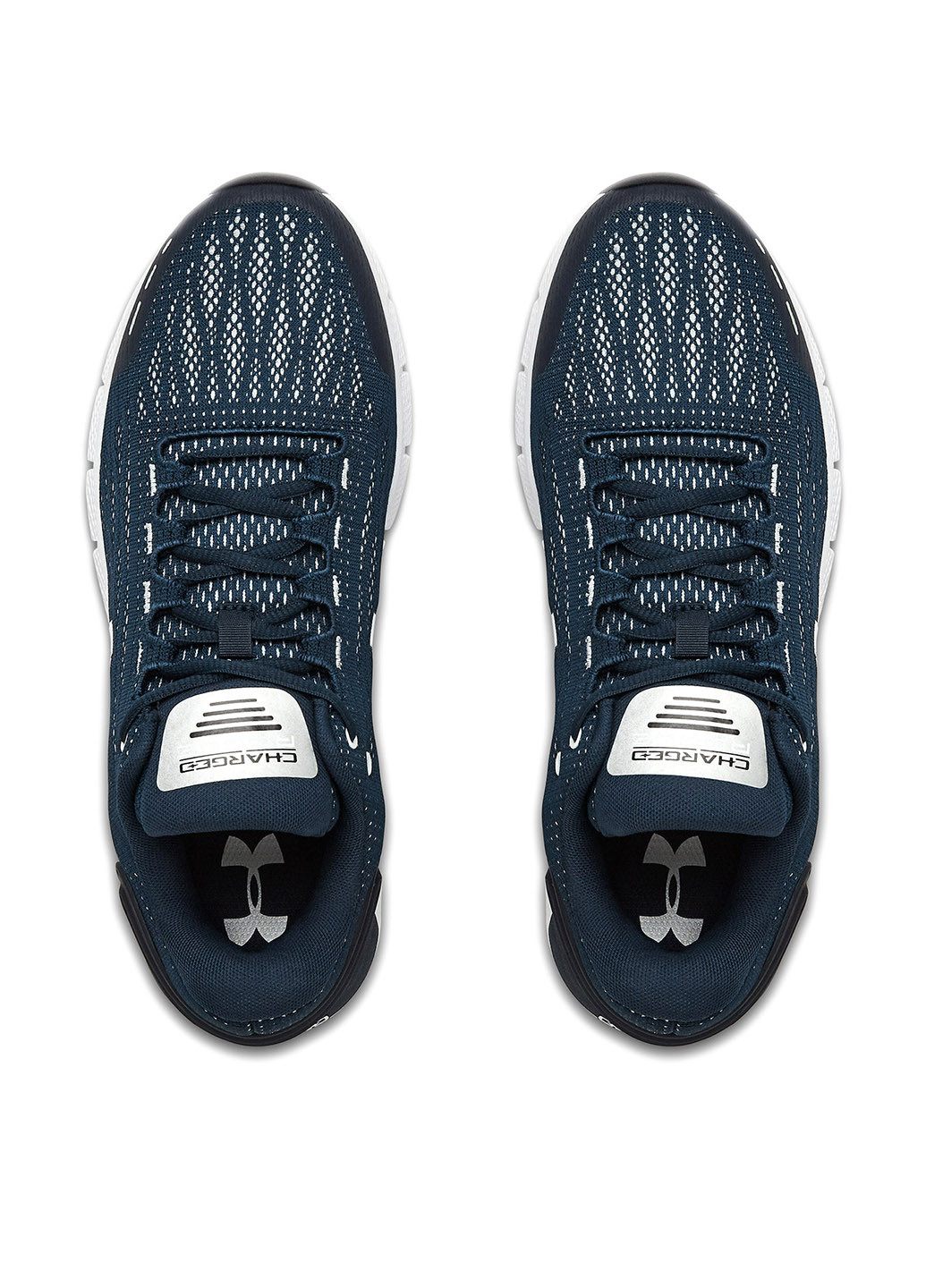 Серо-синие демисезонные кроссовки Under Armour