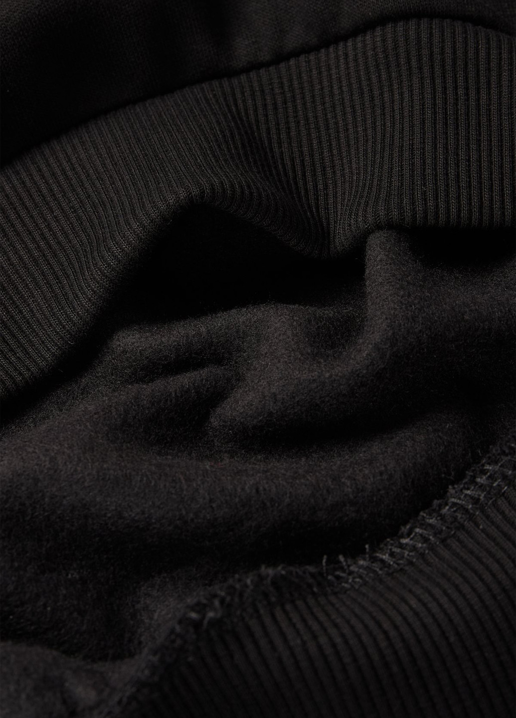 C&A свитшот новогодний черный кэжуал хлопок, трикотаж с начесом