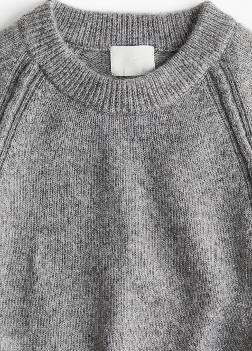 Сіра кежуал сукня сукня светр H&M меланжева