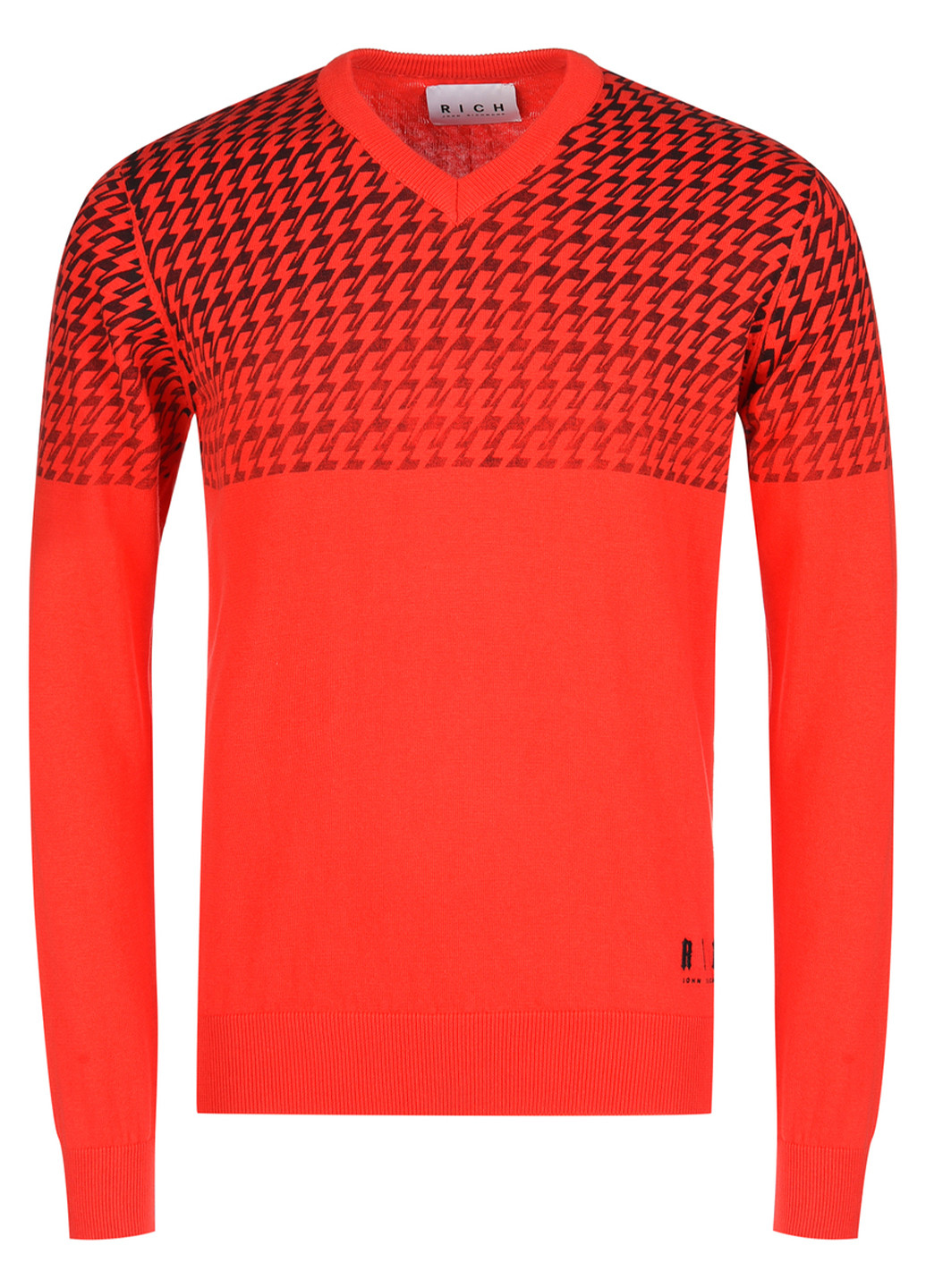 Червоний демісезонний пуловер John Richmond