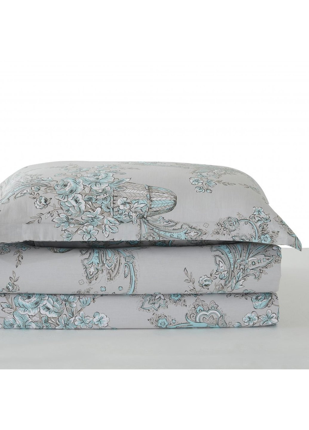 Постельное белье евро Simple Living Meyra AR-A107001 сатин 200x220 см Arya (254782330)