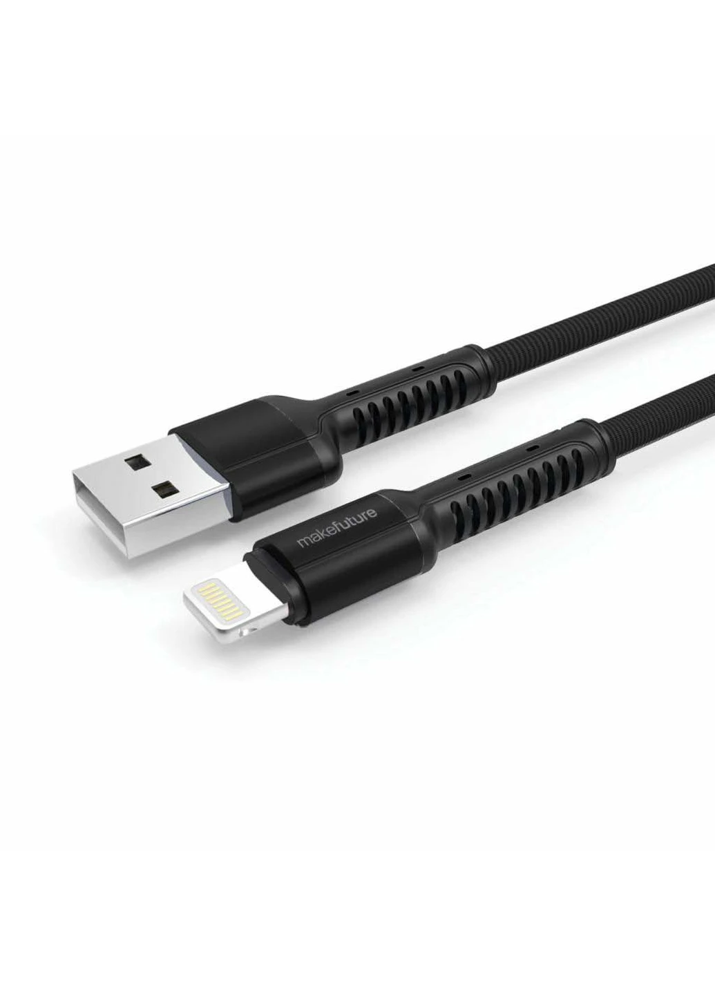 Дата кабель (MCB-LD1GR) MakeFuture USB 2.0 AM to Lightning 1.0m Denim Grey (239382589)