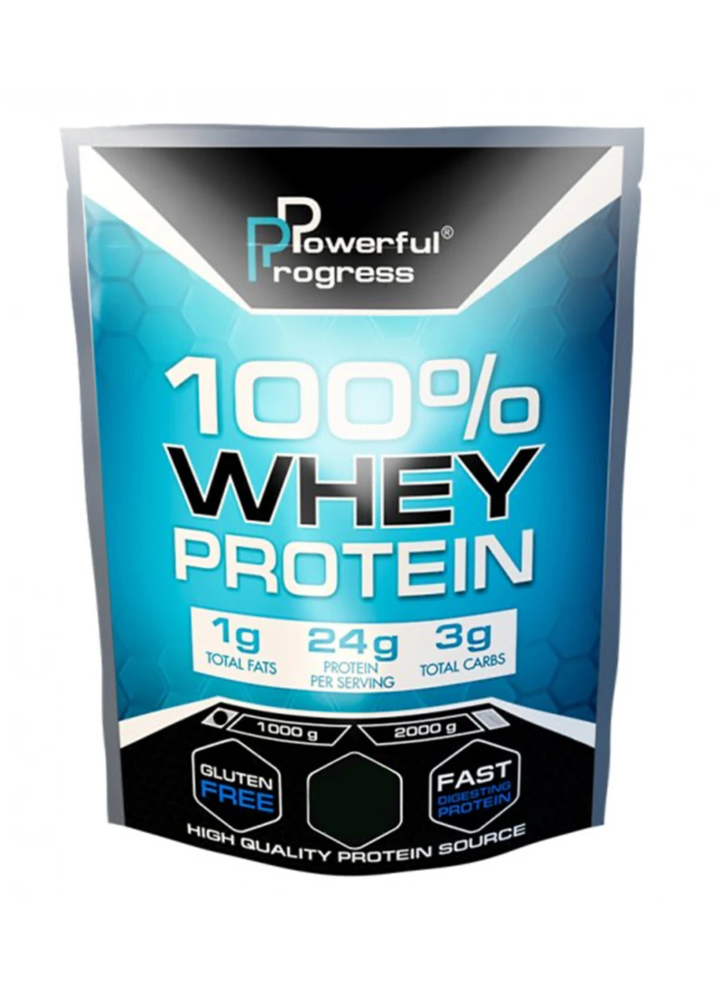 Сыроваточный протеин 100% Whey Protein Instant - 2000g Banana Powerful Progress (244701419)