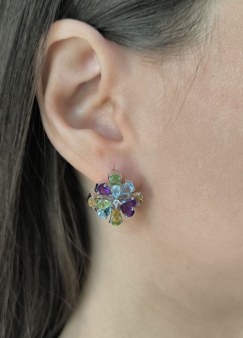 Сережки Silver Flame (354214465)