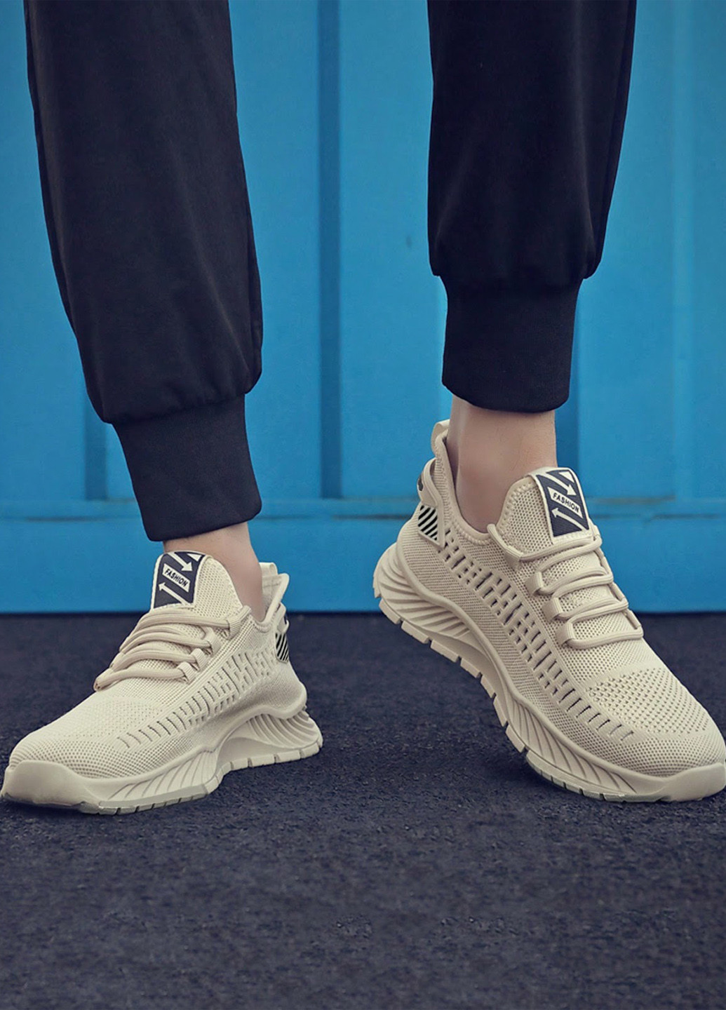 Светло-бежевые летние кроссовки SHEIN