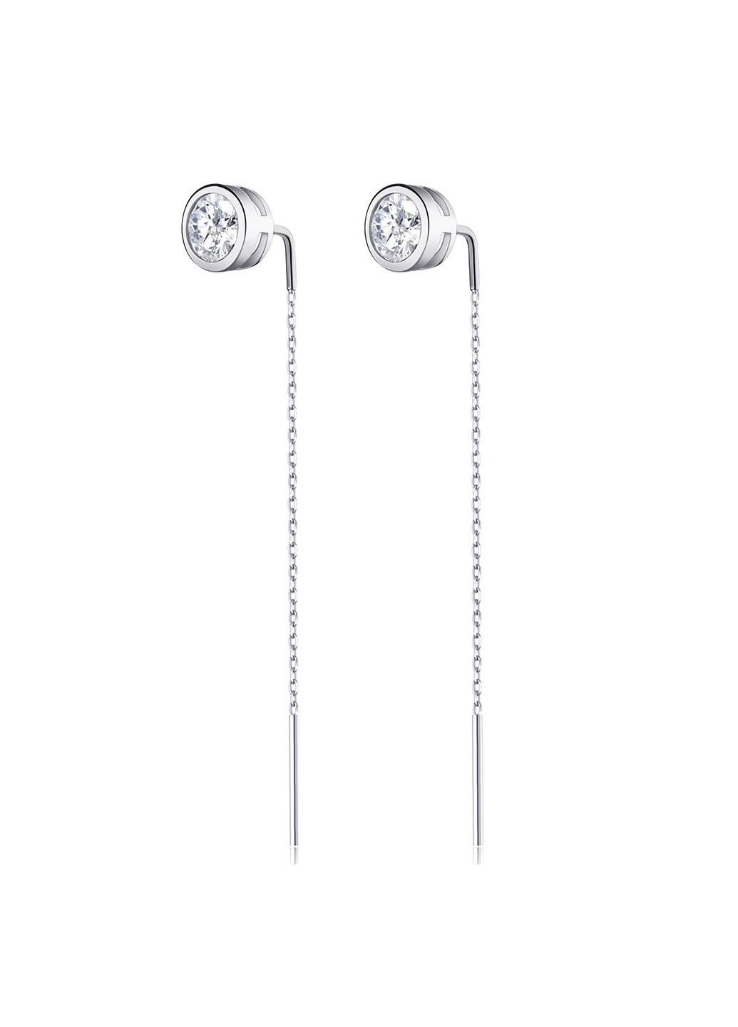 Серебряные серьги с фианитами с2ф/4025 Silvex925 (201169205)