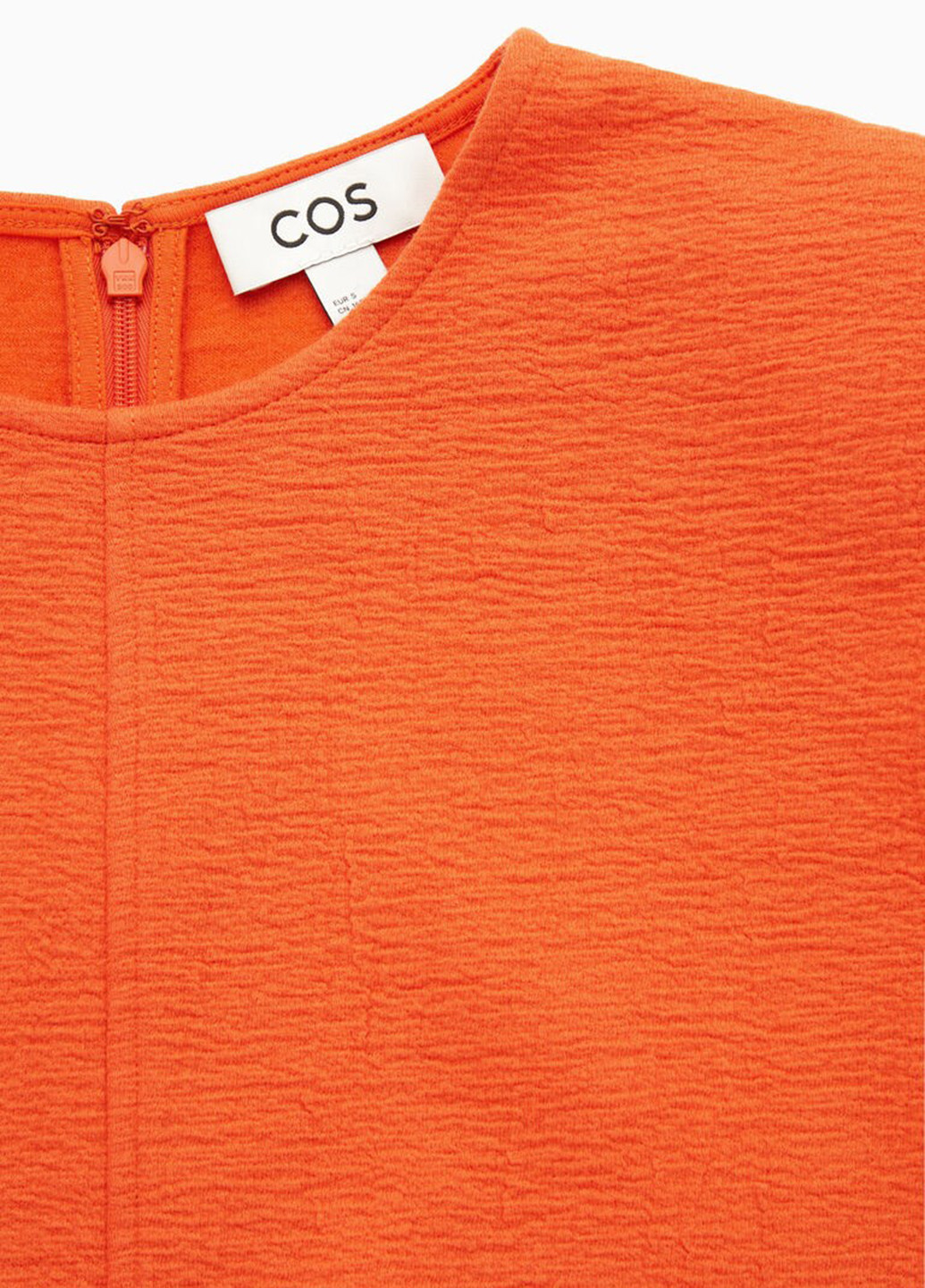 Оранжевое кэжуал платье а-силуэт Cos однотонное