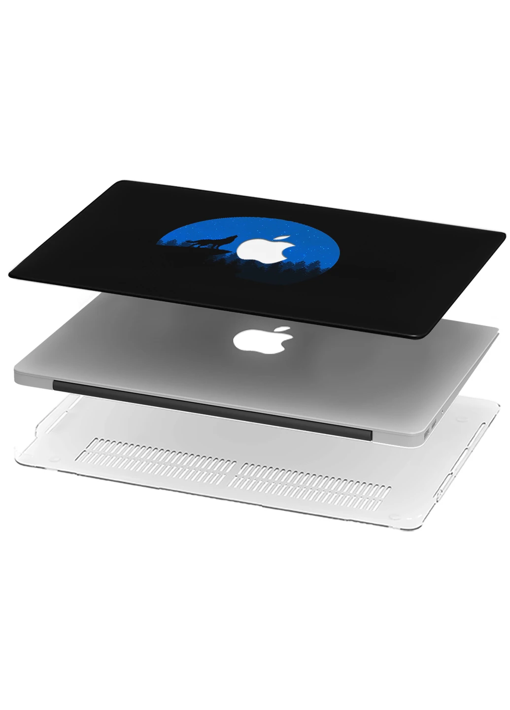 Чехол пластиковый для Apple MacBook Pro 13 A2289 / A2251 / A2338 Волк (Wolf) (9772-2142) MobiPrint (218506000)