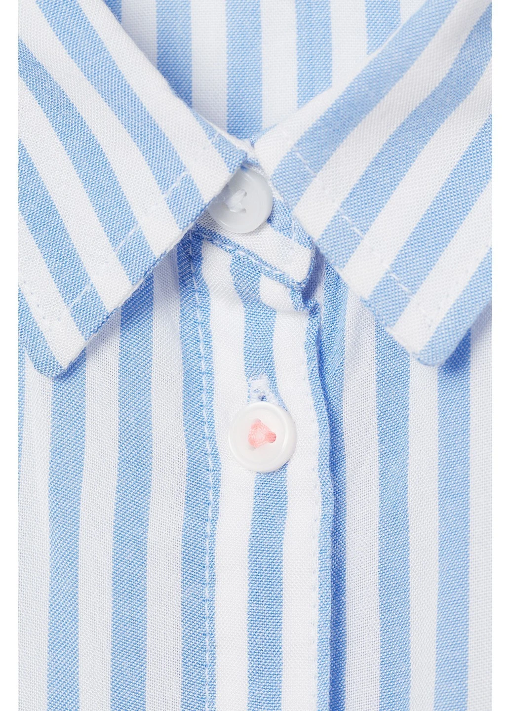 Белая в полоску блузка H&M летняя