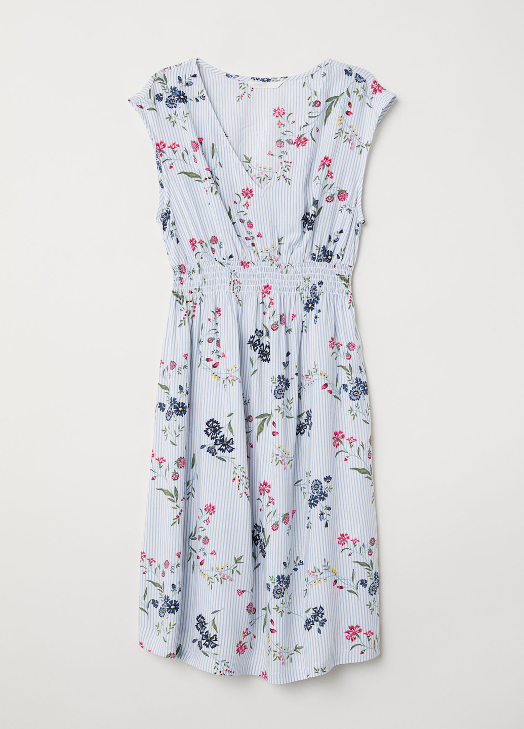 Комбінована кежуал платье для беременных H&M з квітковим принтом
